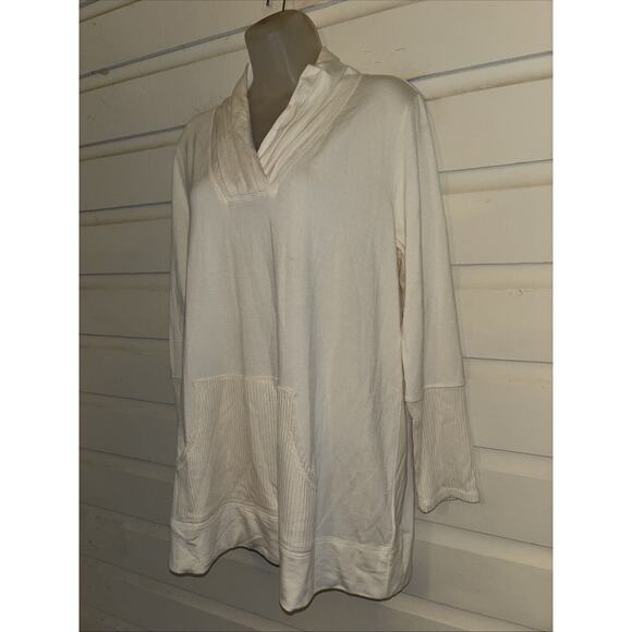 Soft Surroundings Viscose Blend Long Sleeve Pullover Top Size M - Picture 3 of 8